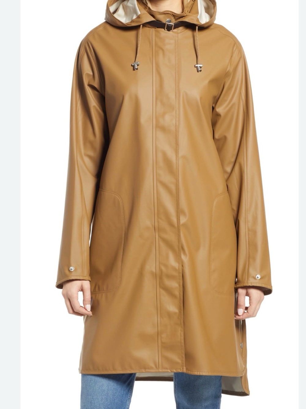 Ilse Jacobsen Rain71 raincoat in mustard yellow